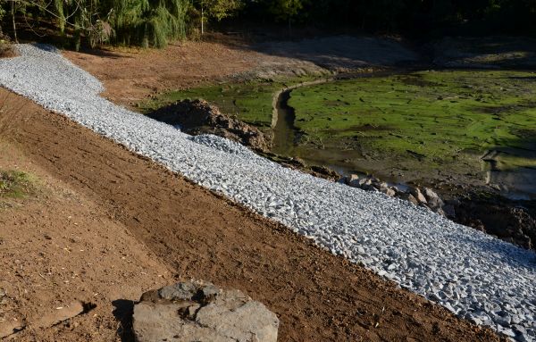 Landscape Swales Installation